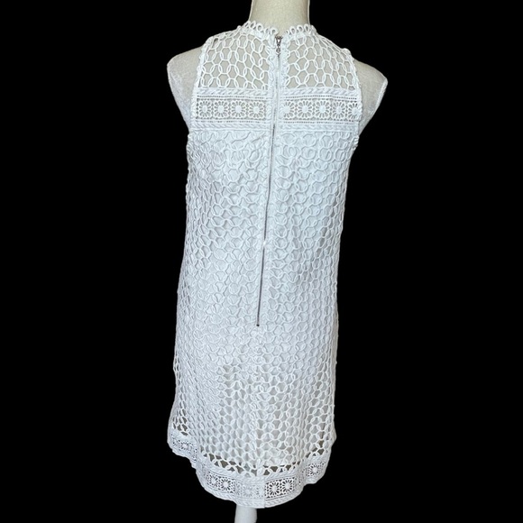 Anthropologie Moon River Open Knit Lace Honeycomb Shift Dress Women’s Size XS - Picture 5 of 9